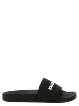 Claquettes Balenciaga bicolores en plastique