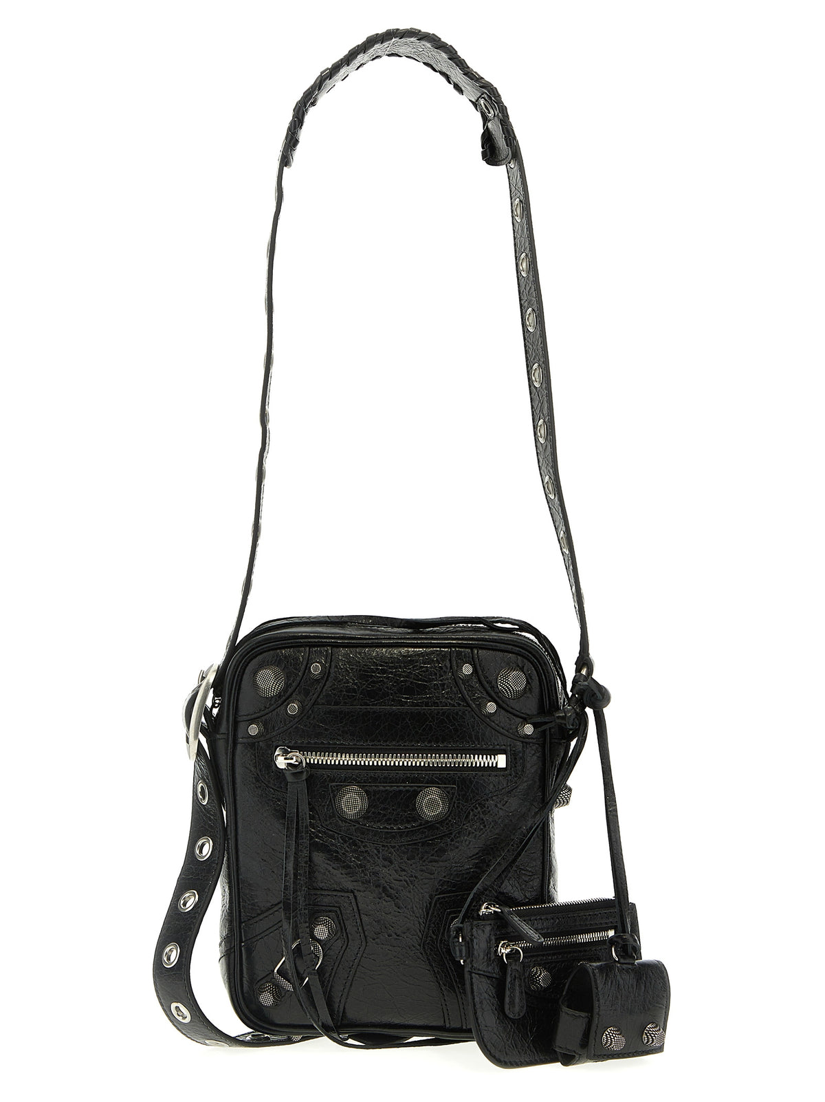 Balenciaga Black Lamb Leather Crossbody Bag