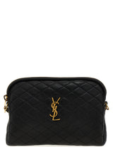 Saint Laurent Black Lamb Leather Crossbody Bag
