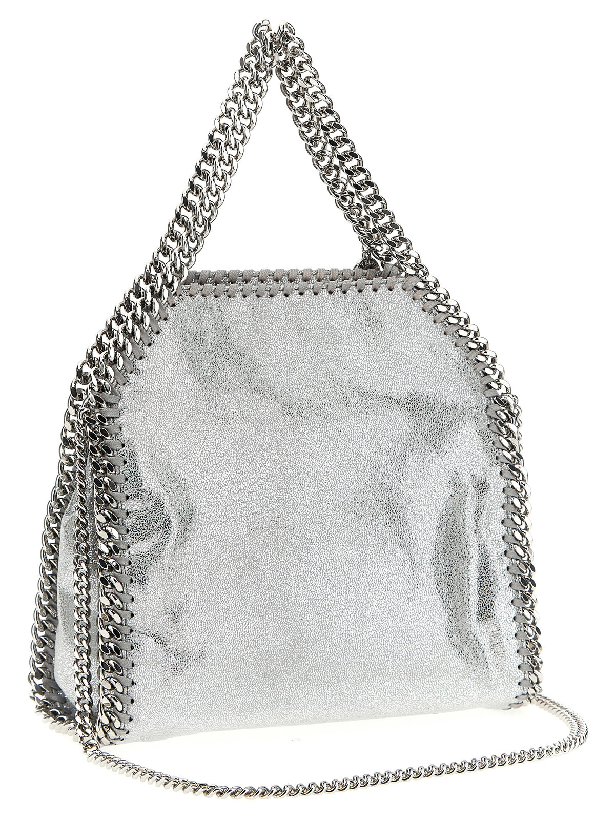 Sac à main Stella McCartney en polyester argenté