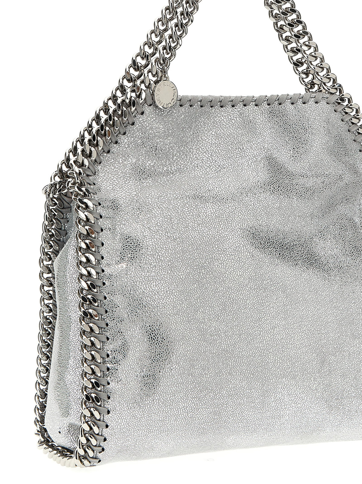 Sac à main Stella McCartney en polyester argenté