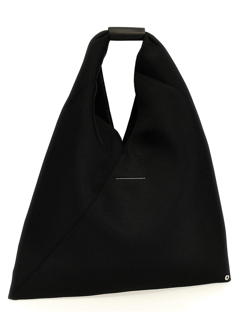 Sac à bandoulière en polyester noir MM6 Maison Margiela