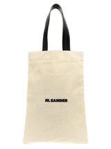 Jil Sander Bicolor Cotton Tote Bag - Elegant & Functional