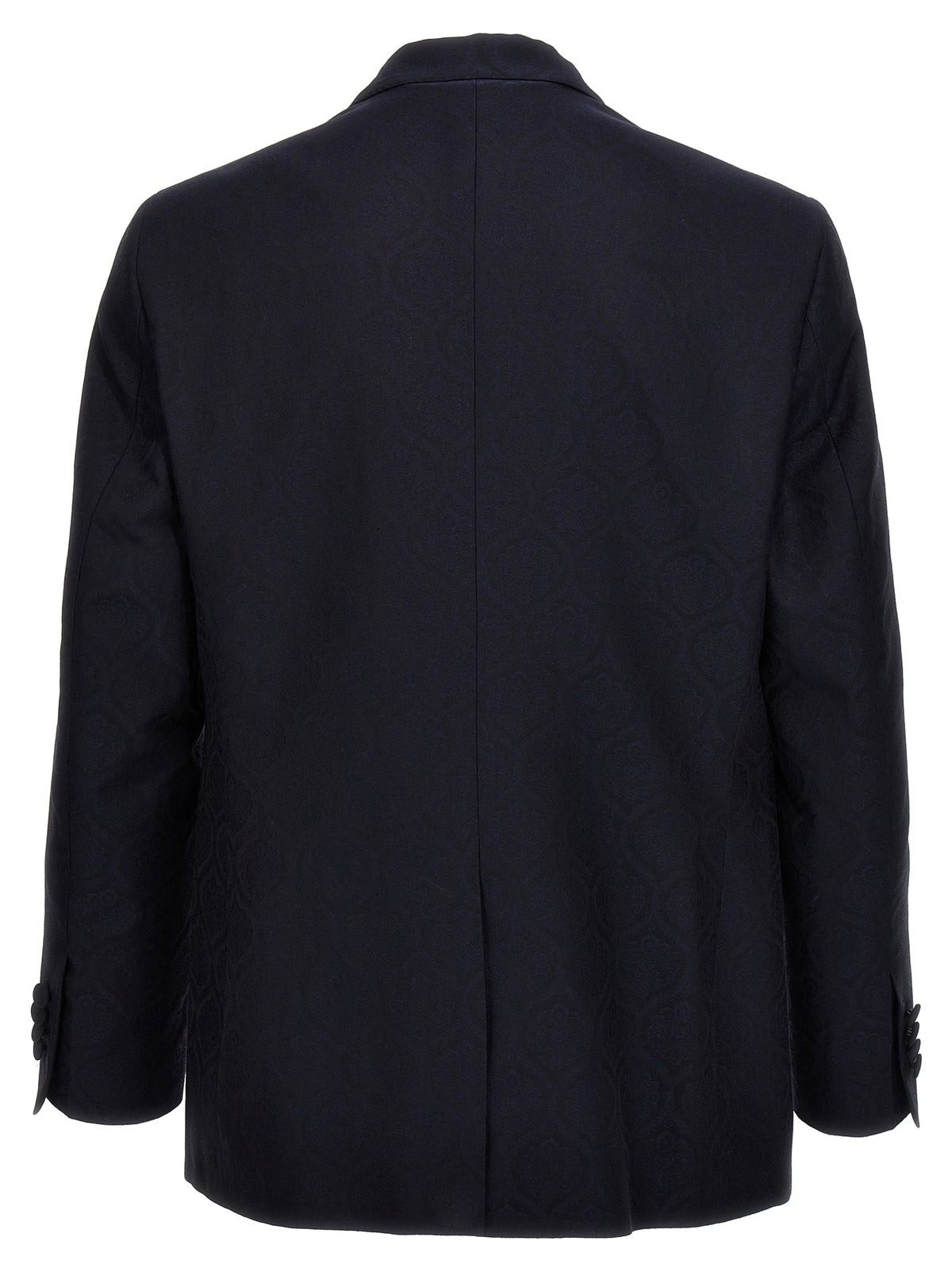 Etro Blue Cotton Blazer - Elegant Tailored Jacket
