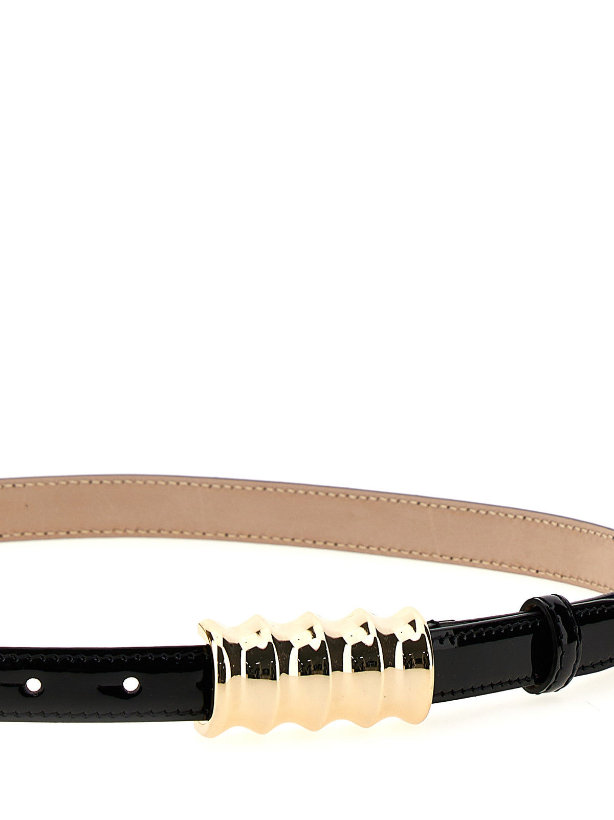 Khaite Black Calfskin Regular Belt