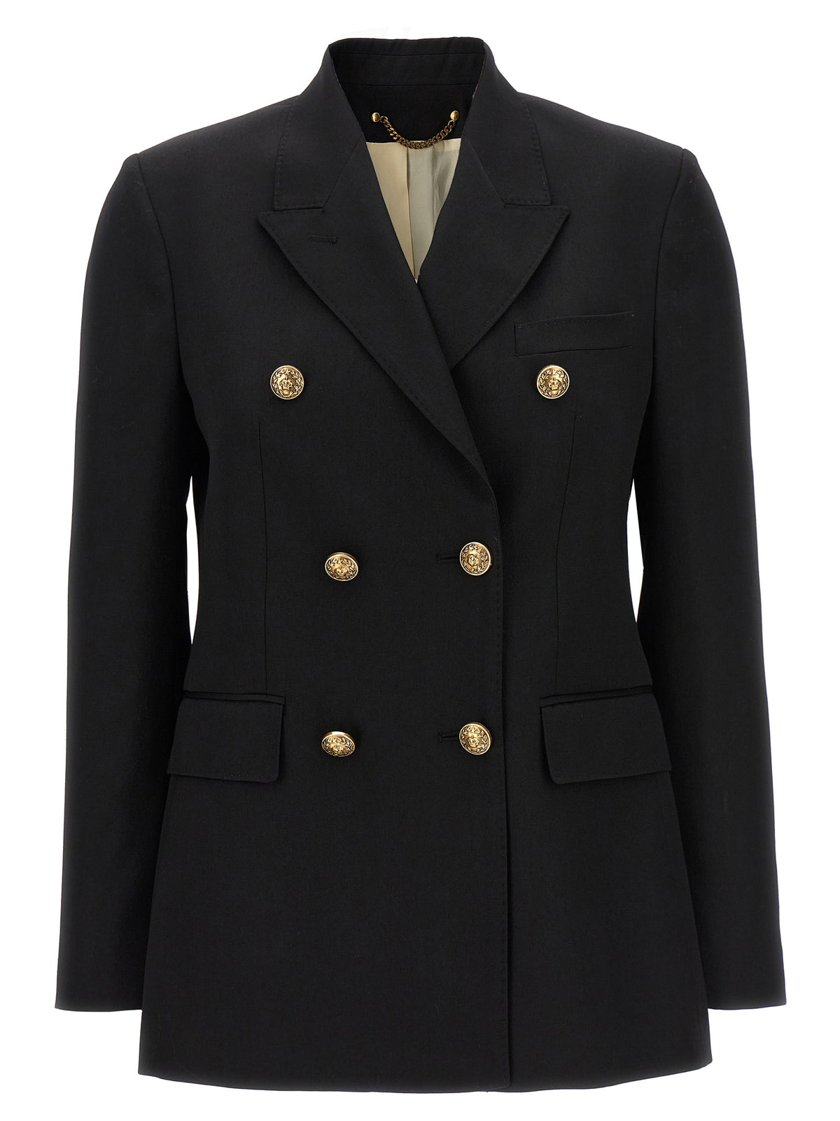 Golden Goose Diva Black Virgin Wool Blazer