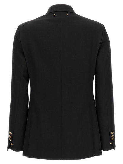 Golden Goose Black Virgin Wool Blazer