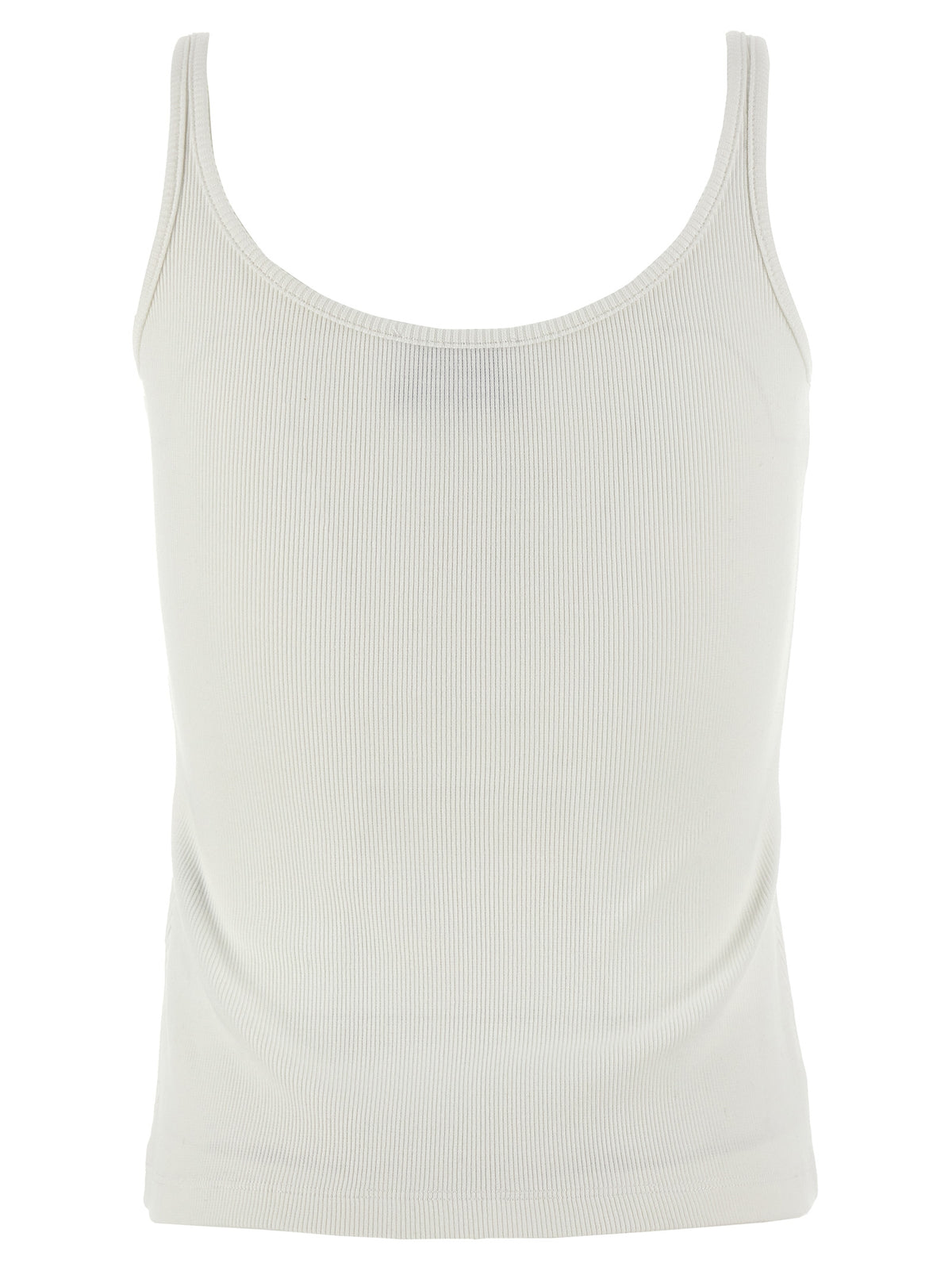 T-shirt sans manches en coton blanc Off-White