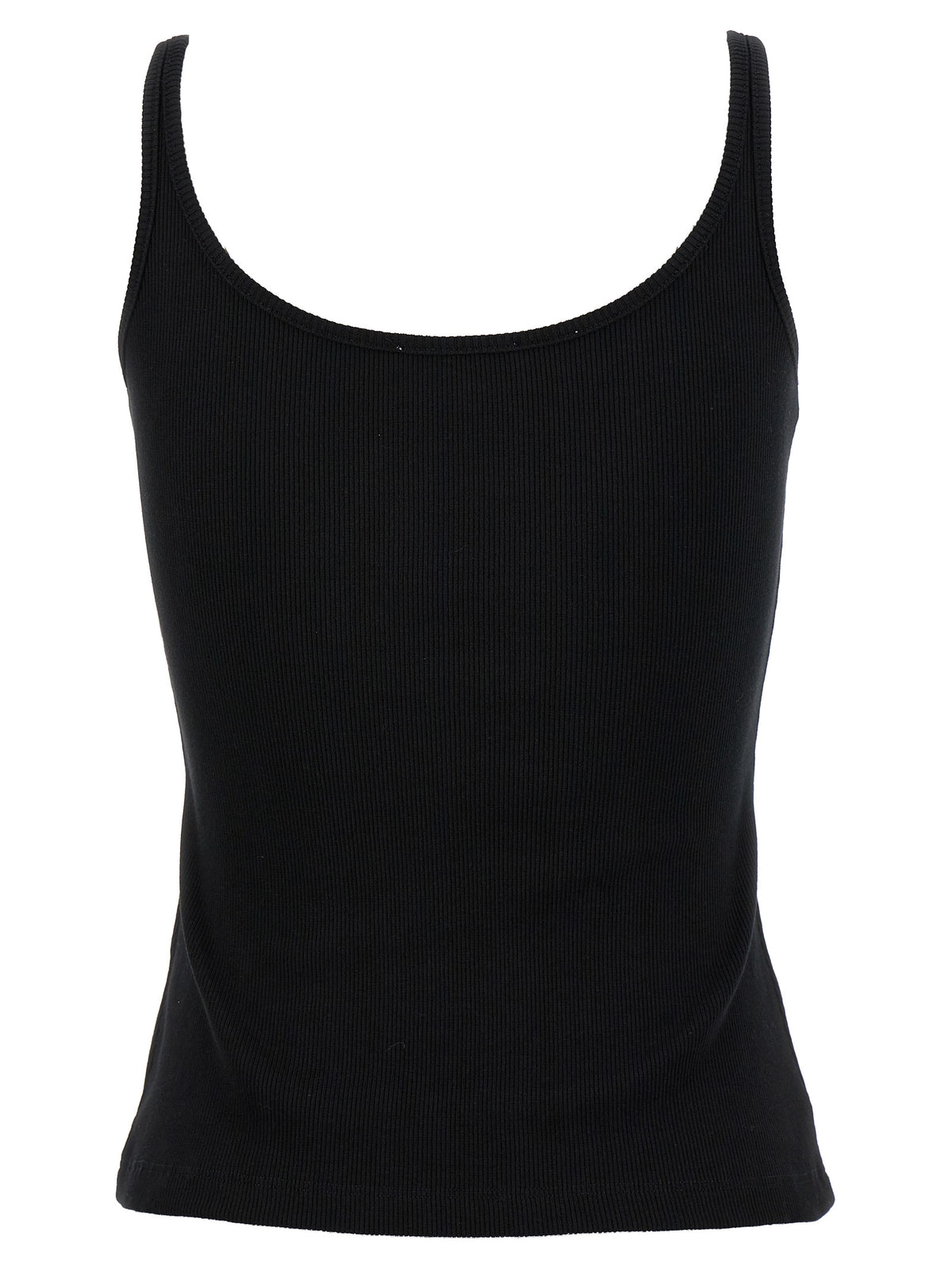 T-shirt sans manches en coton noir Off-White
