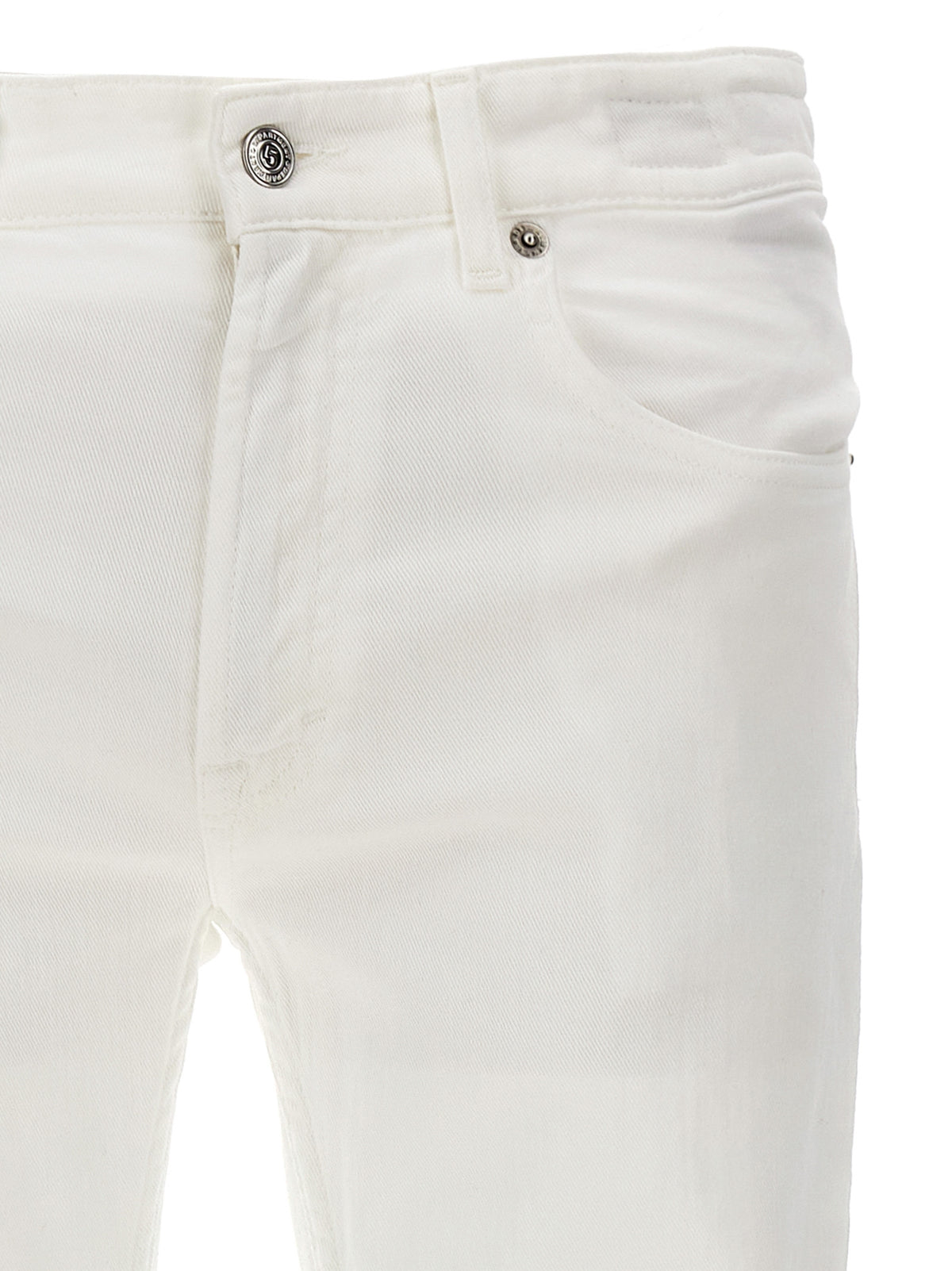 Jean Droit en Coton Blanc Department 5