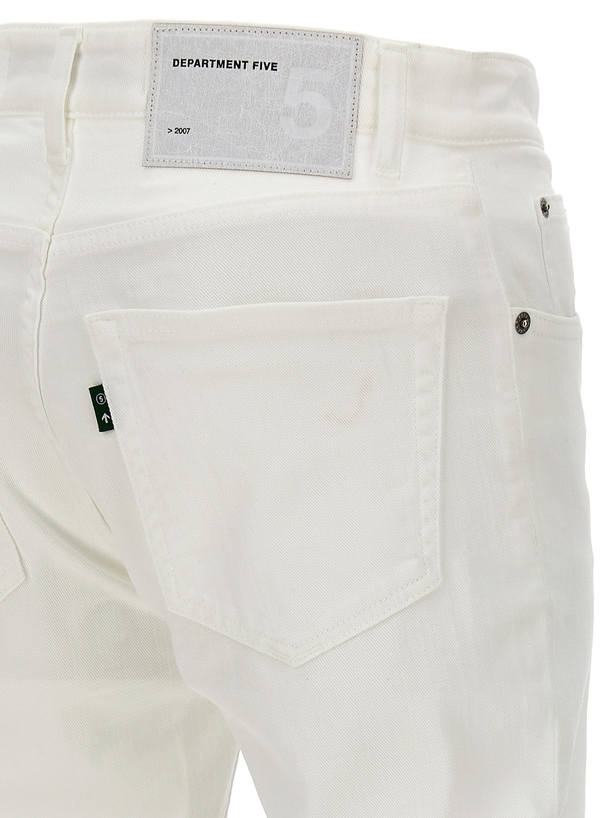 Jean Droit en Coton Blanc Department 5