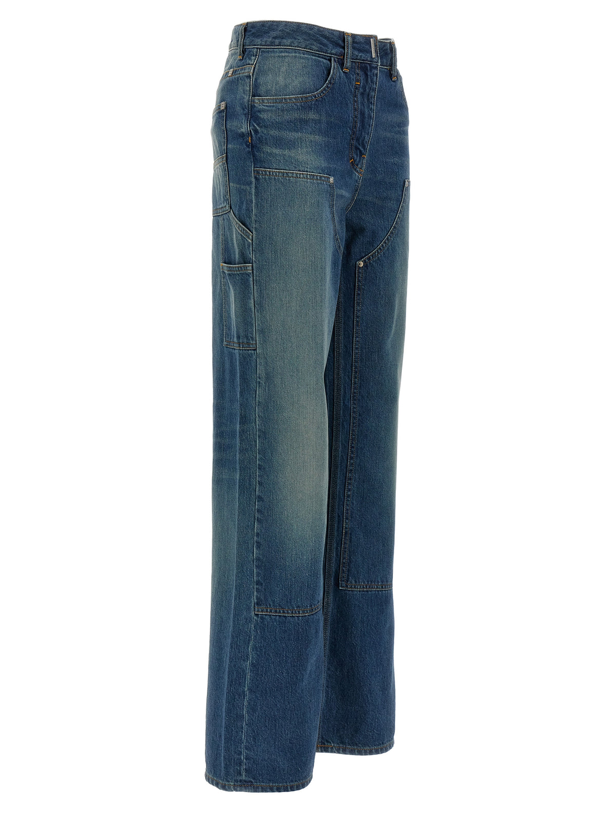 Givenchy Jean évasé en coton bleu