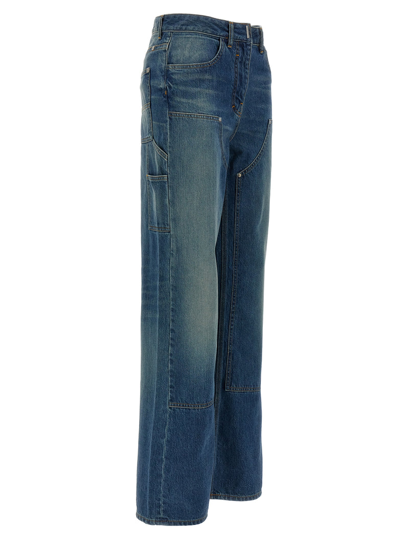Givenchy Jean évasé en coton bleu