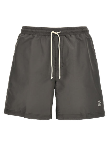 Brunello Cucinelli Gray Polyester Sportswear