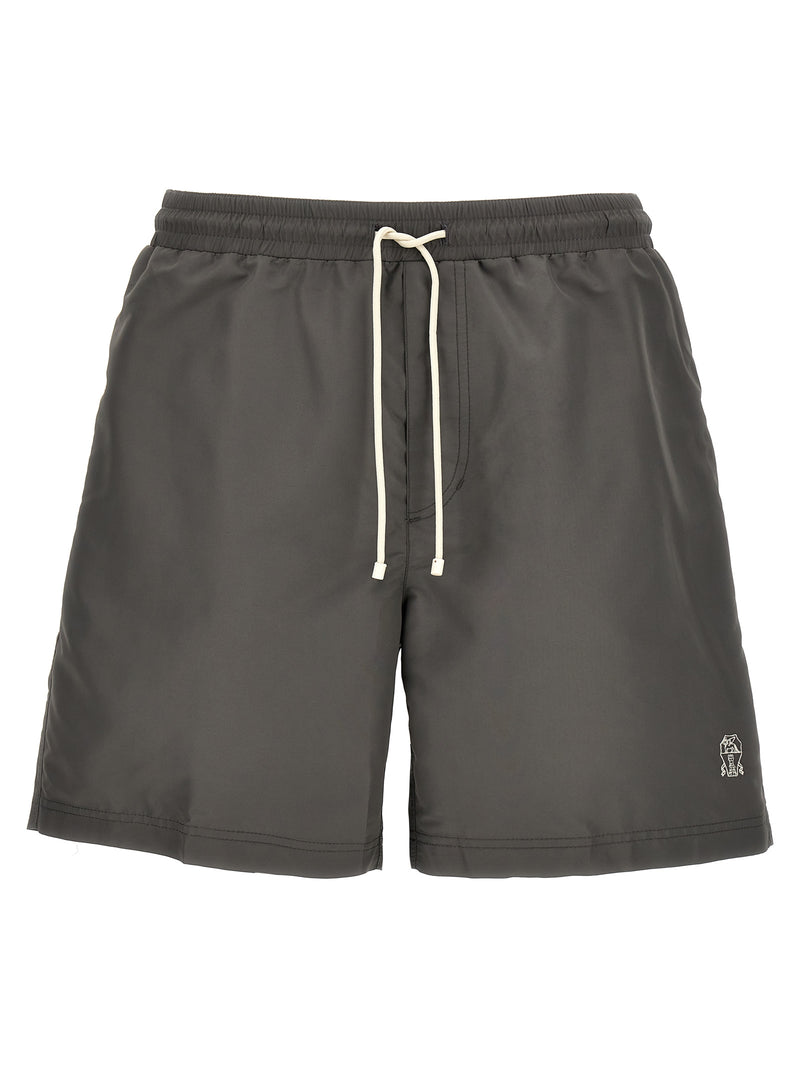 Brunello Cucinelli Gray Polyester Sportswear