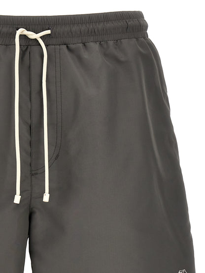 Brunello Cucinelli Gray Polyester Sportswear