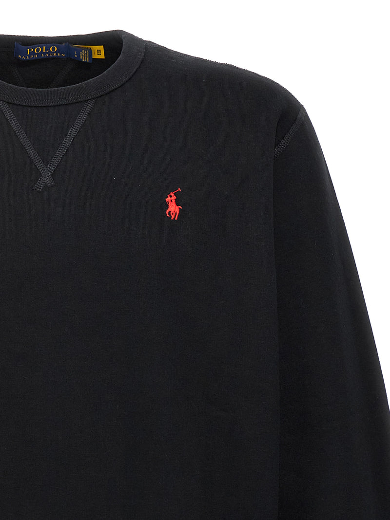 Polo Ralph Lauren Black Cotton Sweatshirt