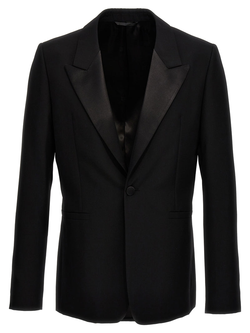 Givenchy Black Wool Blazer - Peak Lapel Double-Breasted