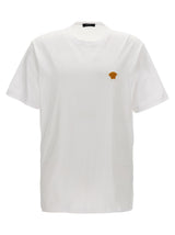 Versace White Cotton T-Shirt with Medusa Logo