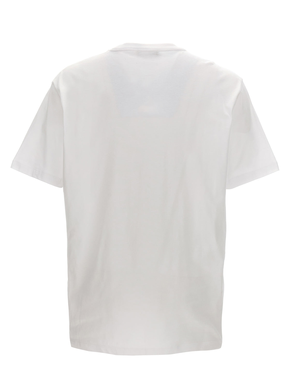 Versace White Cotton T-Shirt with Medusa Logo