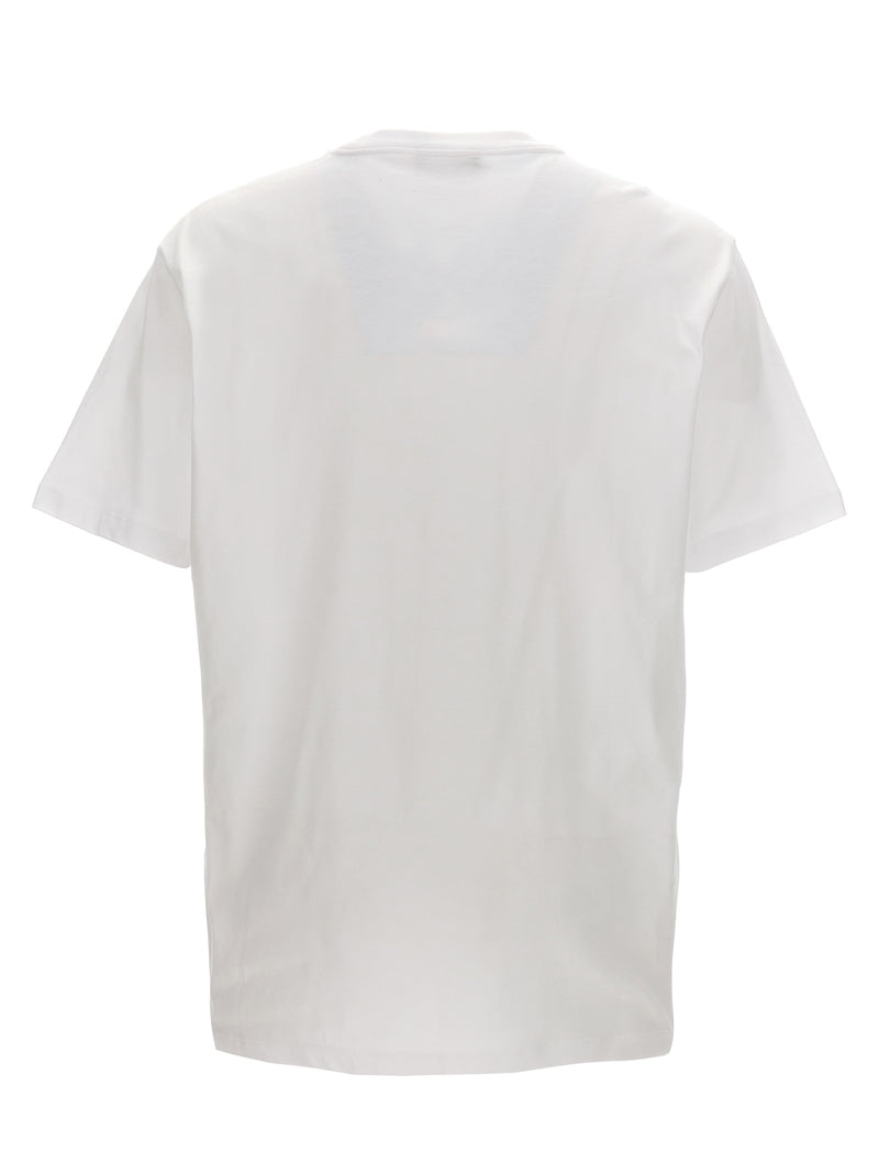 Versace White Cotton T-Shirt with Medusa Logo