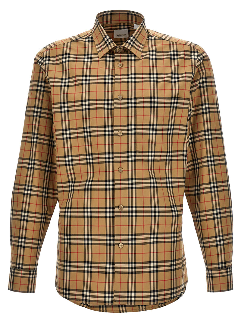 Burberry Simson Beige Cotton Blouse for Men