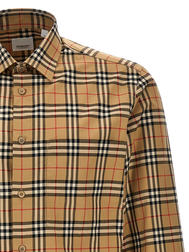 Burberry Simson Beige Cotton Blouse for Men