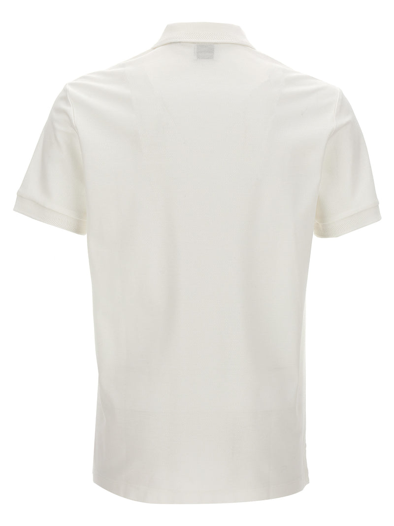 Polo Shirt Burberry Eddie en Coton Blanc