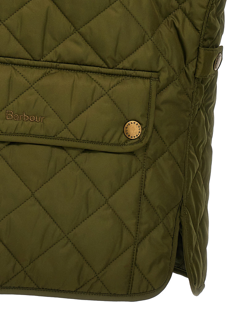 Barbour Bicolor Polyester Sleeveless Jacket