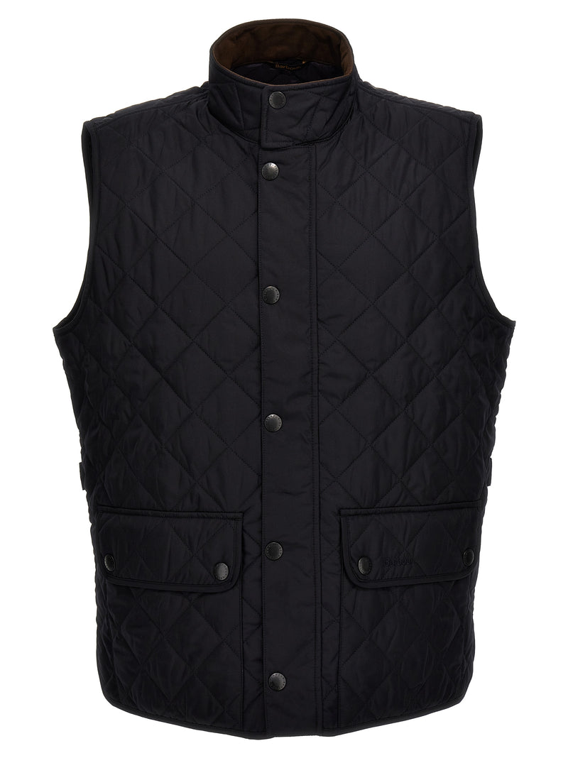 Barbour Gilet sans manches en polyester bleu