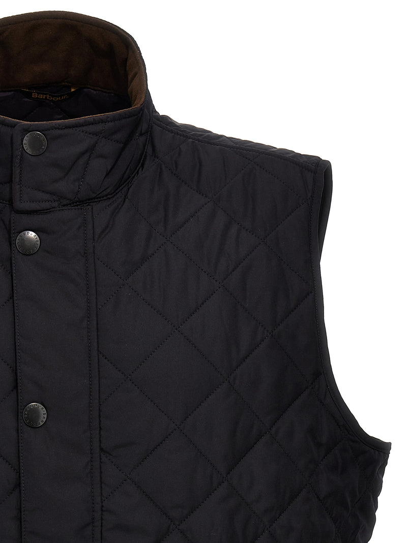 Barbour Gilet sans manches en polyester bleu
