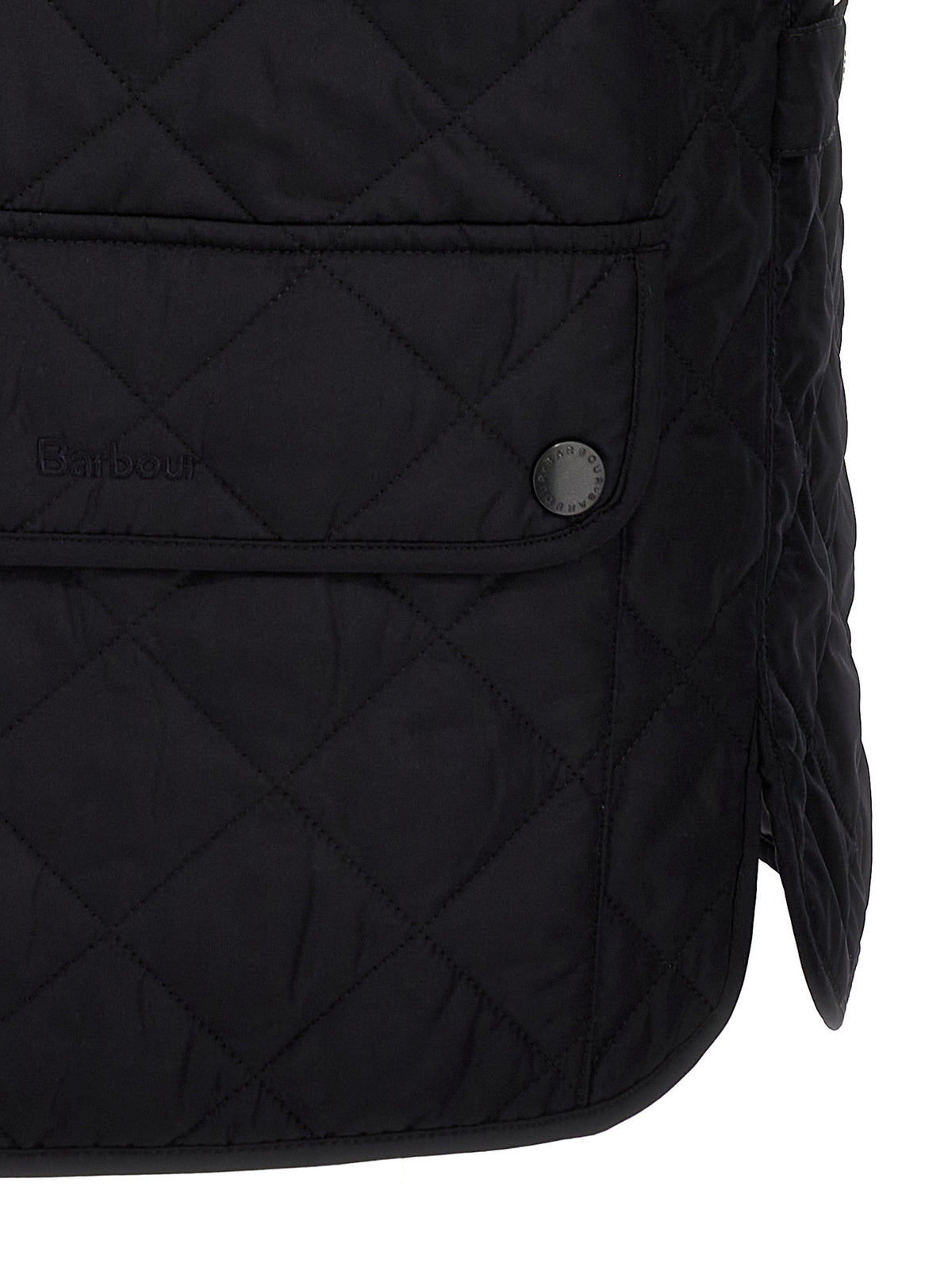 Barbour Gilet sans manches en polyester bleu