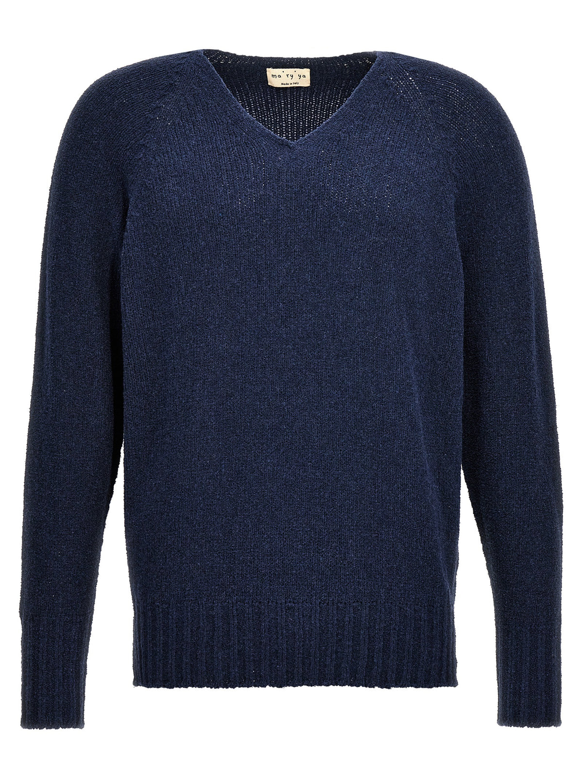 MA'RY'YA Blue Cotton Cardigan