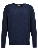 MA'RY'YA Blue Cotton Cardigan