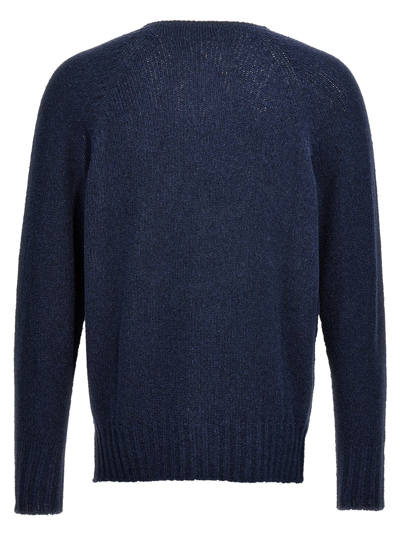 MA'RY'YA Blue Cotton Cardigan for Men