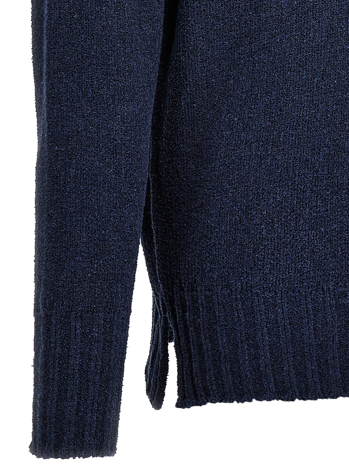 MA'RY'YA Blue Cotton Cardigan
