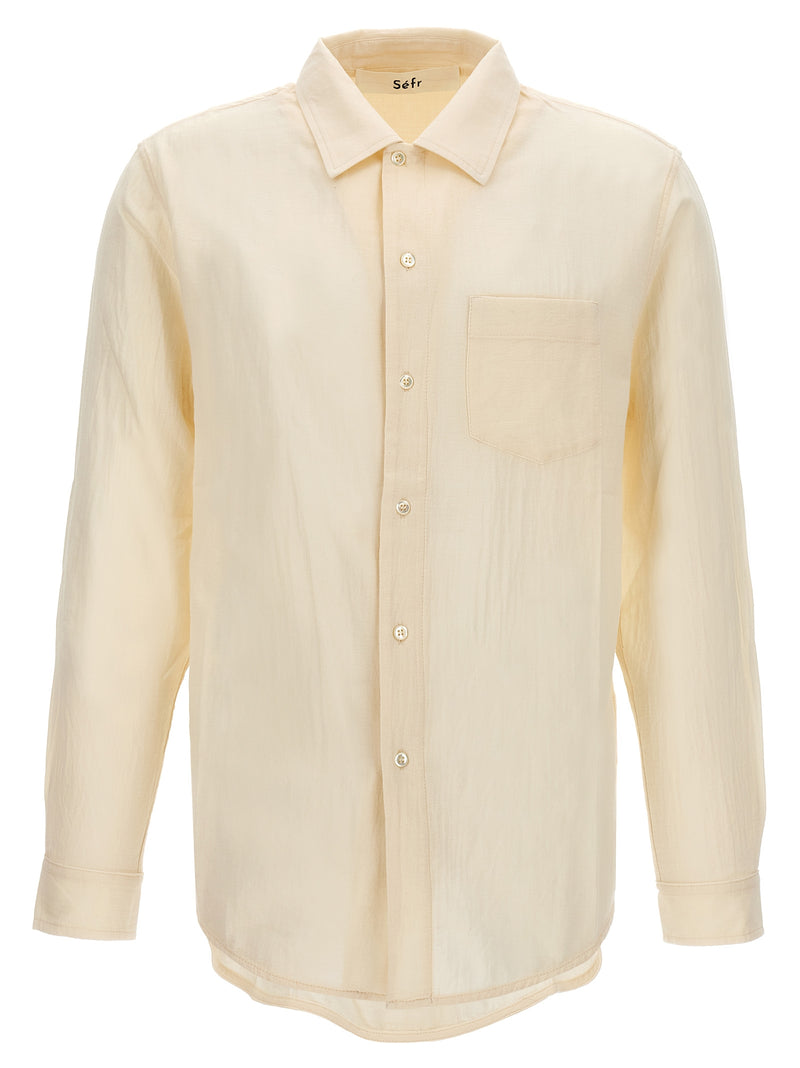 SÉFR White Cotton Blouse