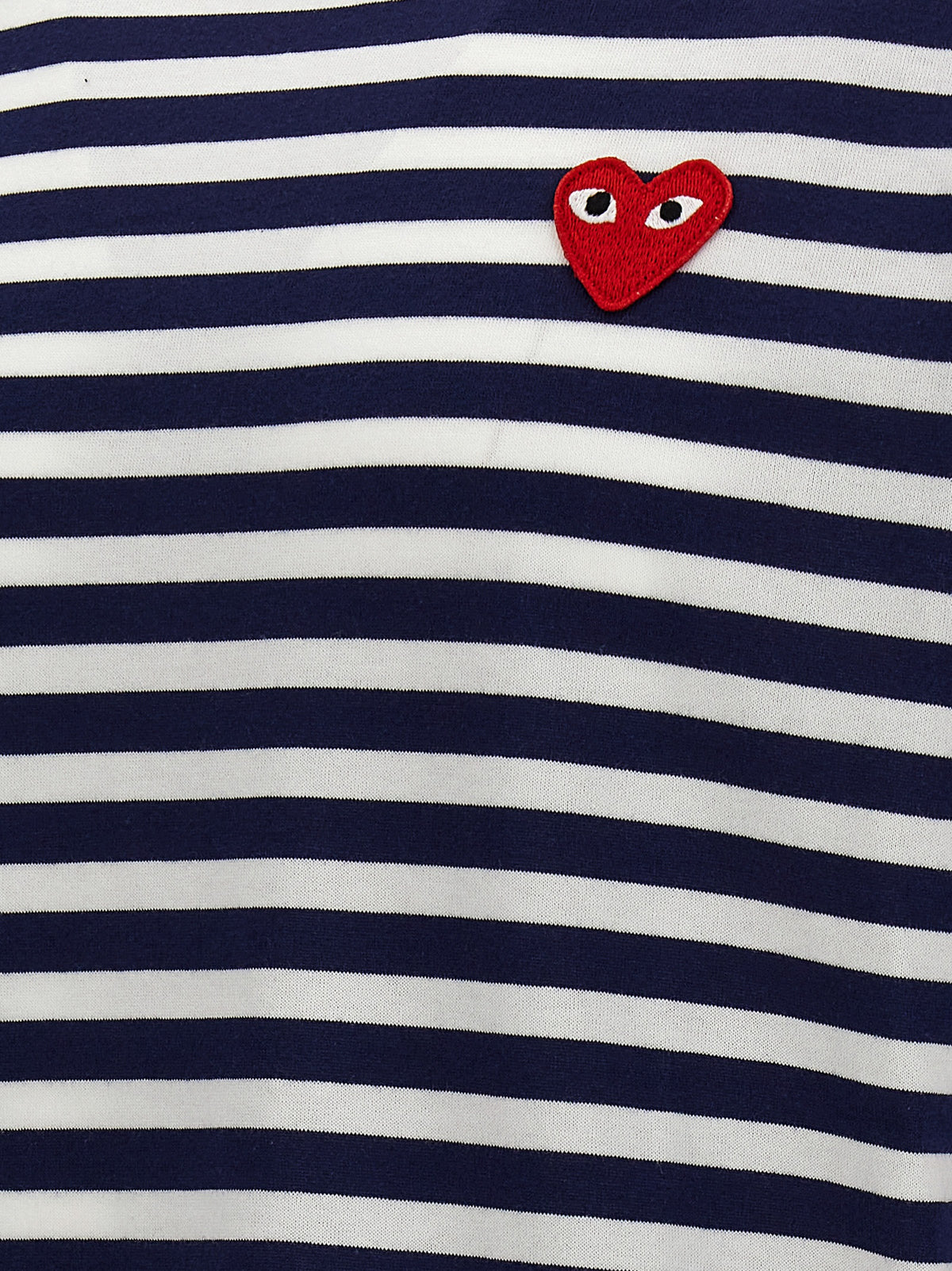 T-shirt à manches longues en coton bleu Comme Des Garçons Play