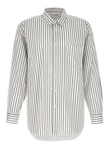 Comme Des Garçons Bicolor Cotton Blouse