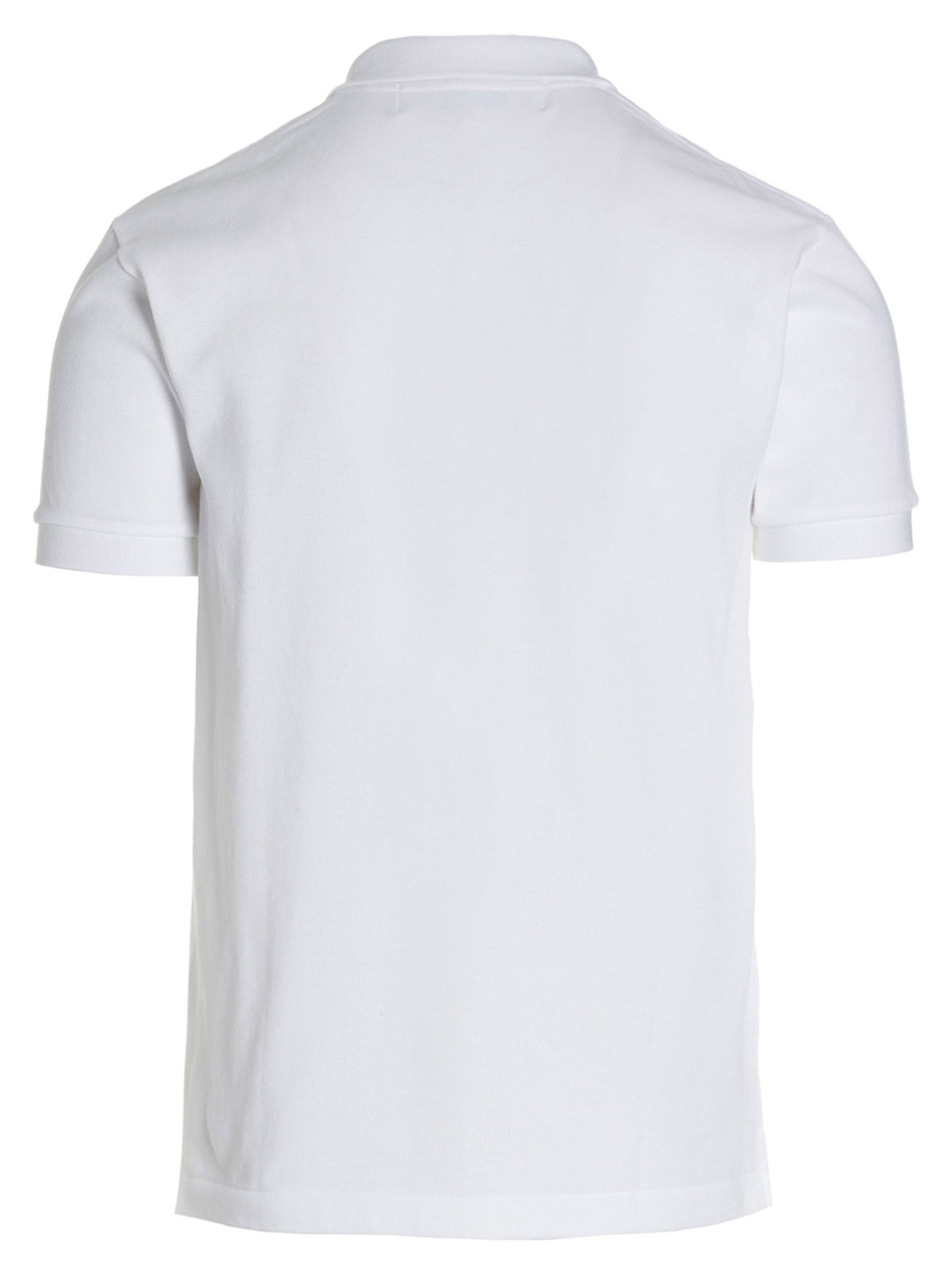 Comme Des Garçons Play White Cotton Polo Shirt - Stylish & Comfortable