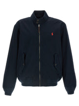 Blouson aviateur en coton bleu Polo Ralph Lauren