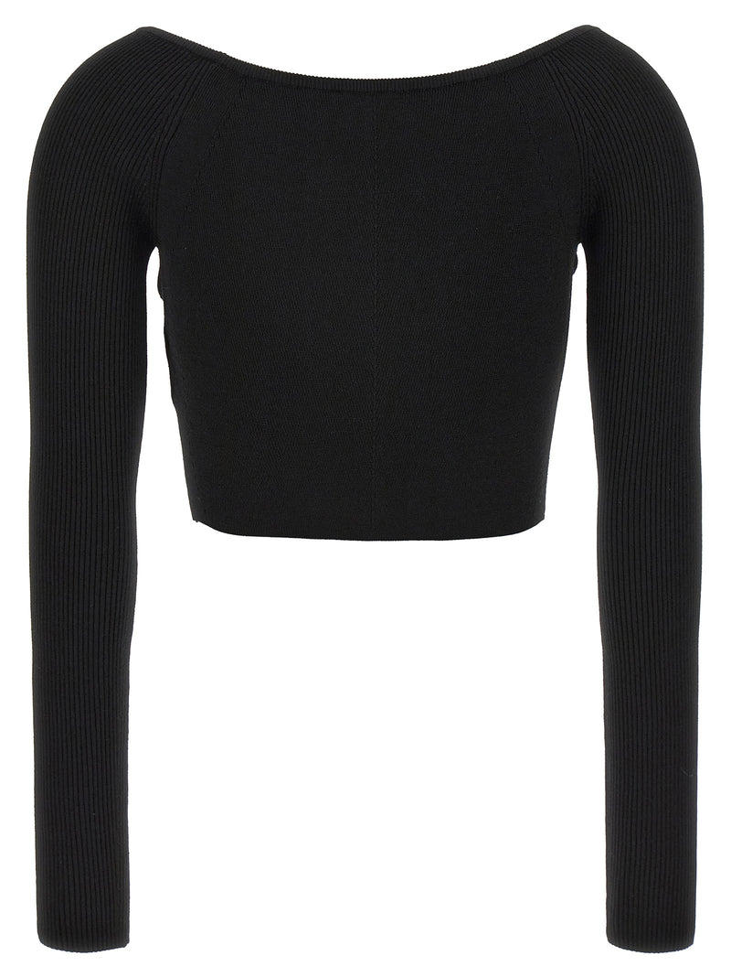 Diesel M-Vera-Ls Black Viscose Cardigan for Women