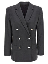 Theory Gray Wool Blazer
