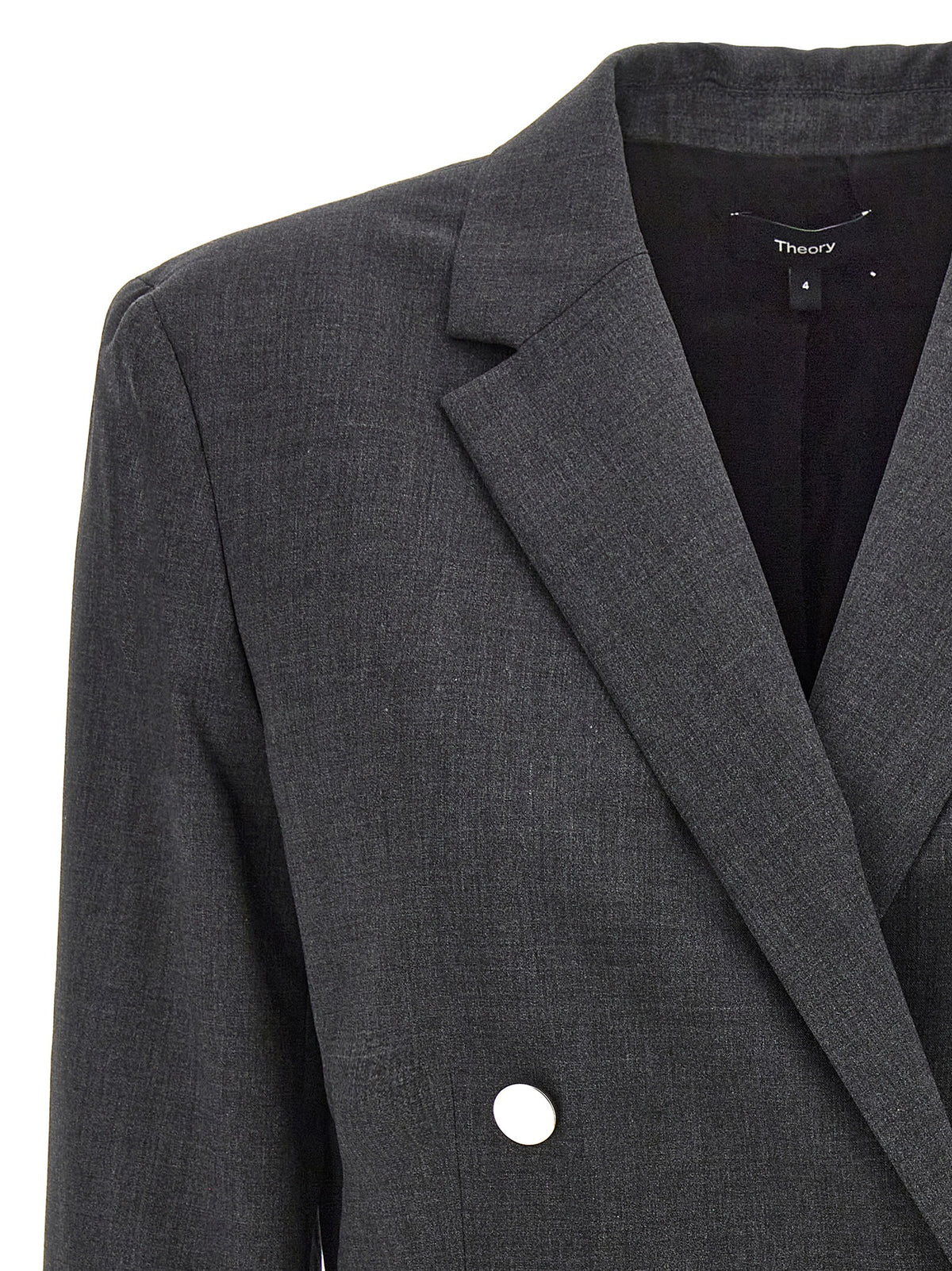 Theory Gray Wool Blazer