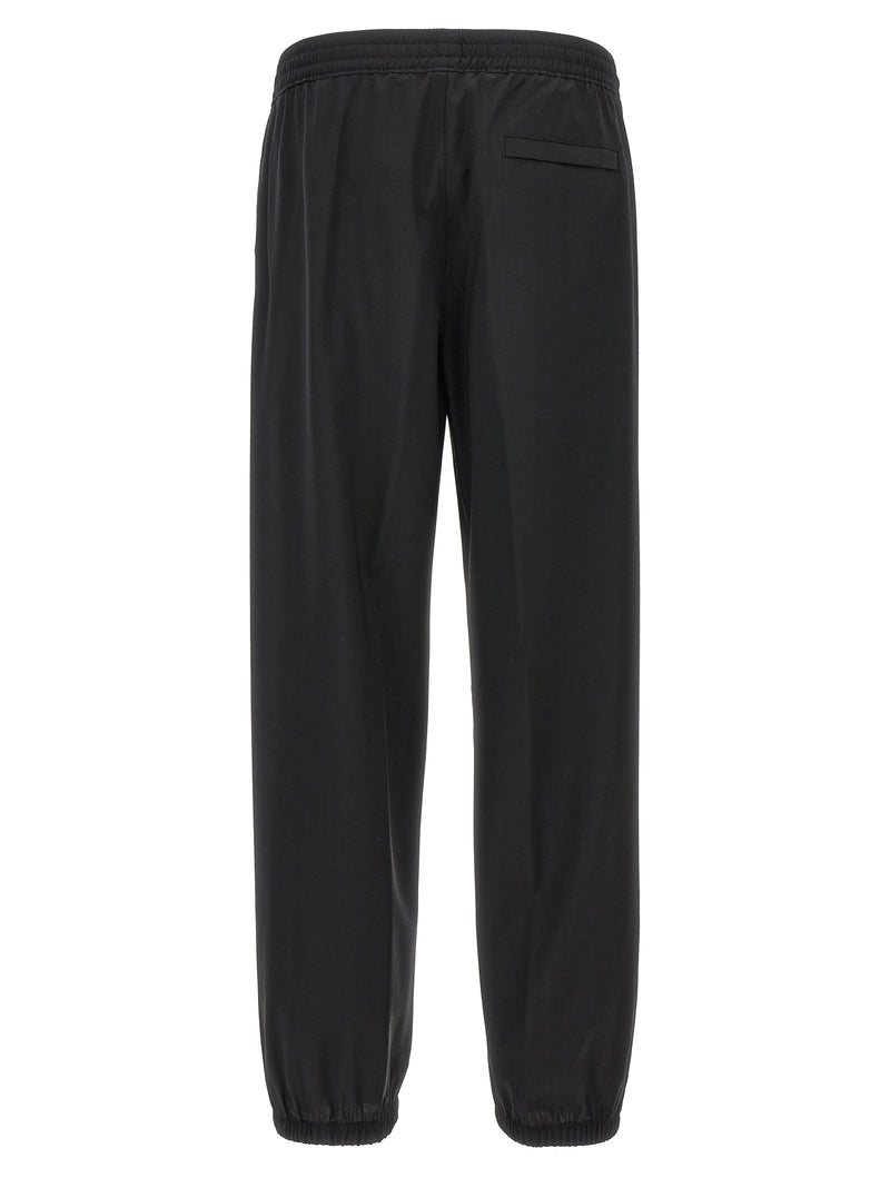 Givenchy Black Virgin Wool Casual Pants for Men