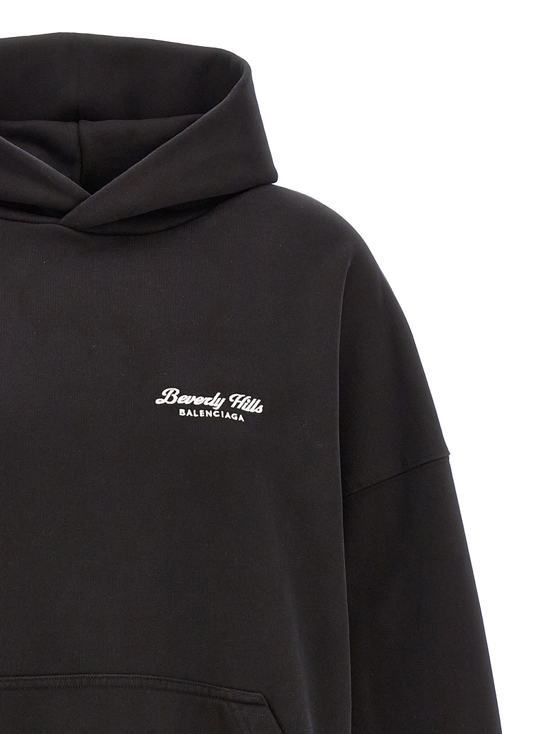 Balenciaga Bicolor Cotton Hoodie - Beverly Hills Collection