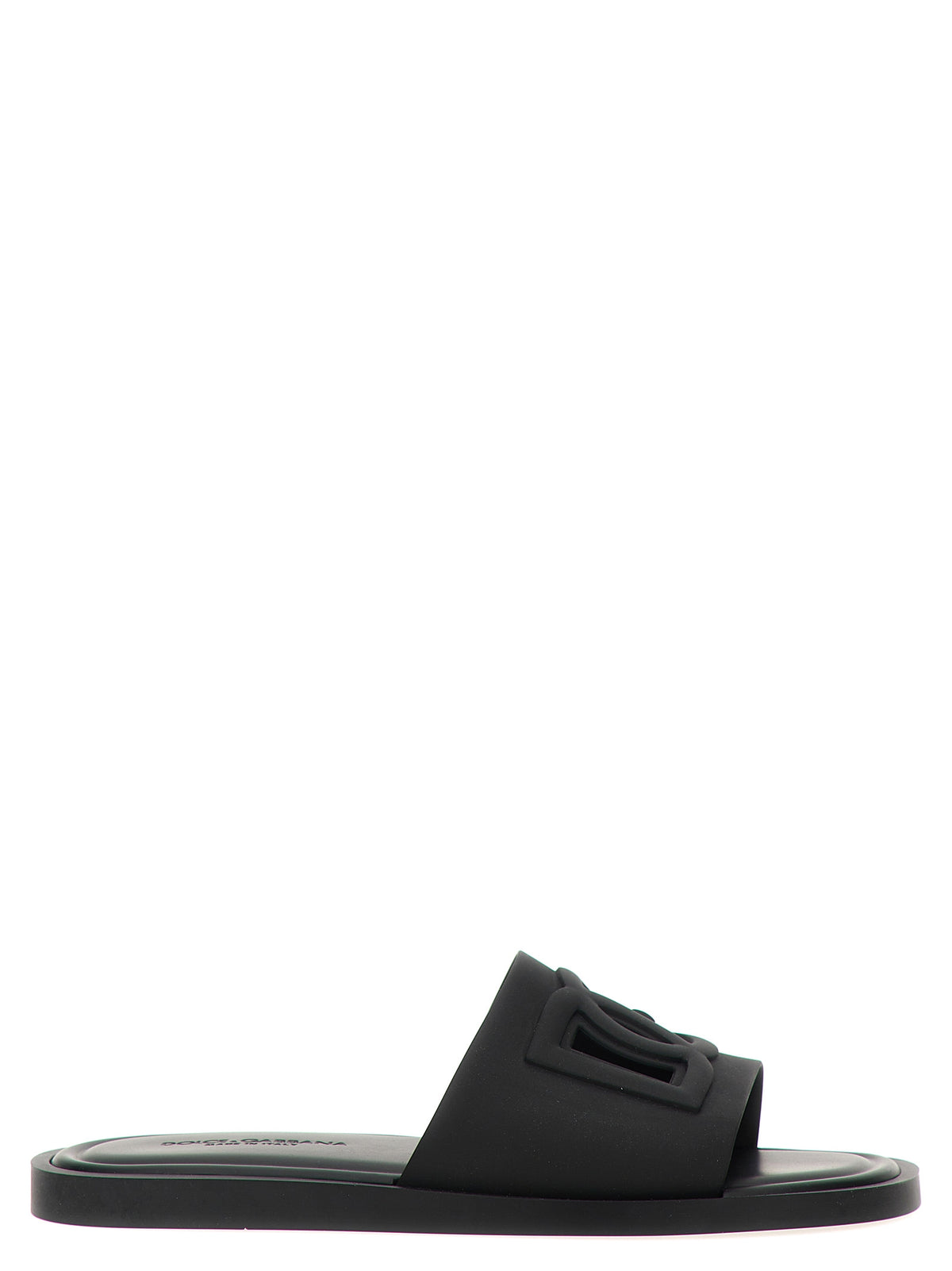 Dolce & Gabbana Black Polyethylene Slides for Men
