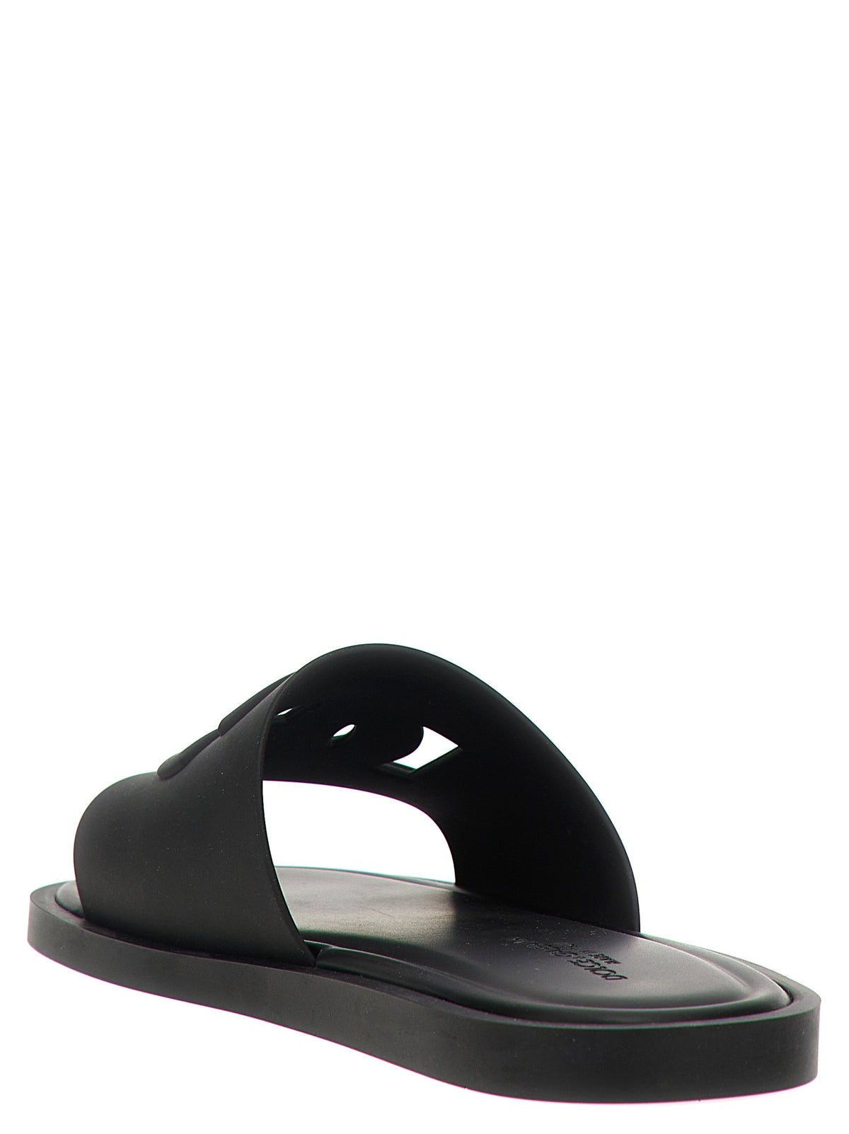 Dolce & Gabbana Black Polyethylene Slides for Men