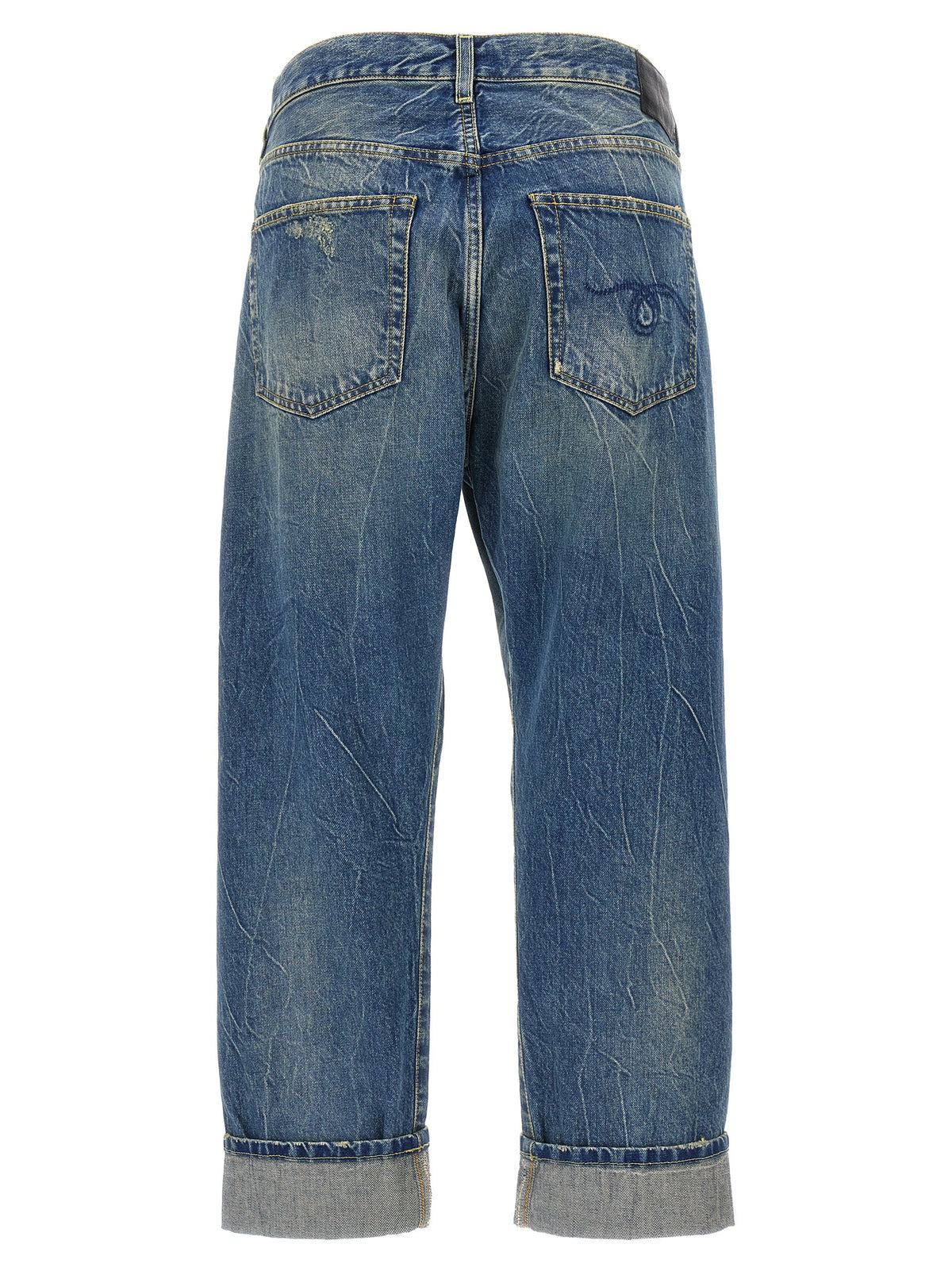 Jean décontracté R13 en coton bleu