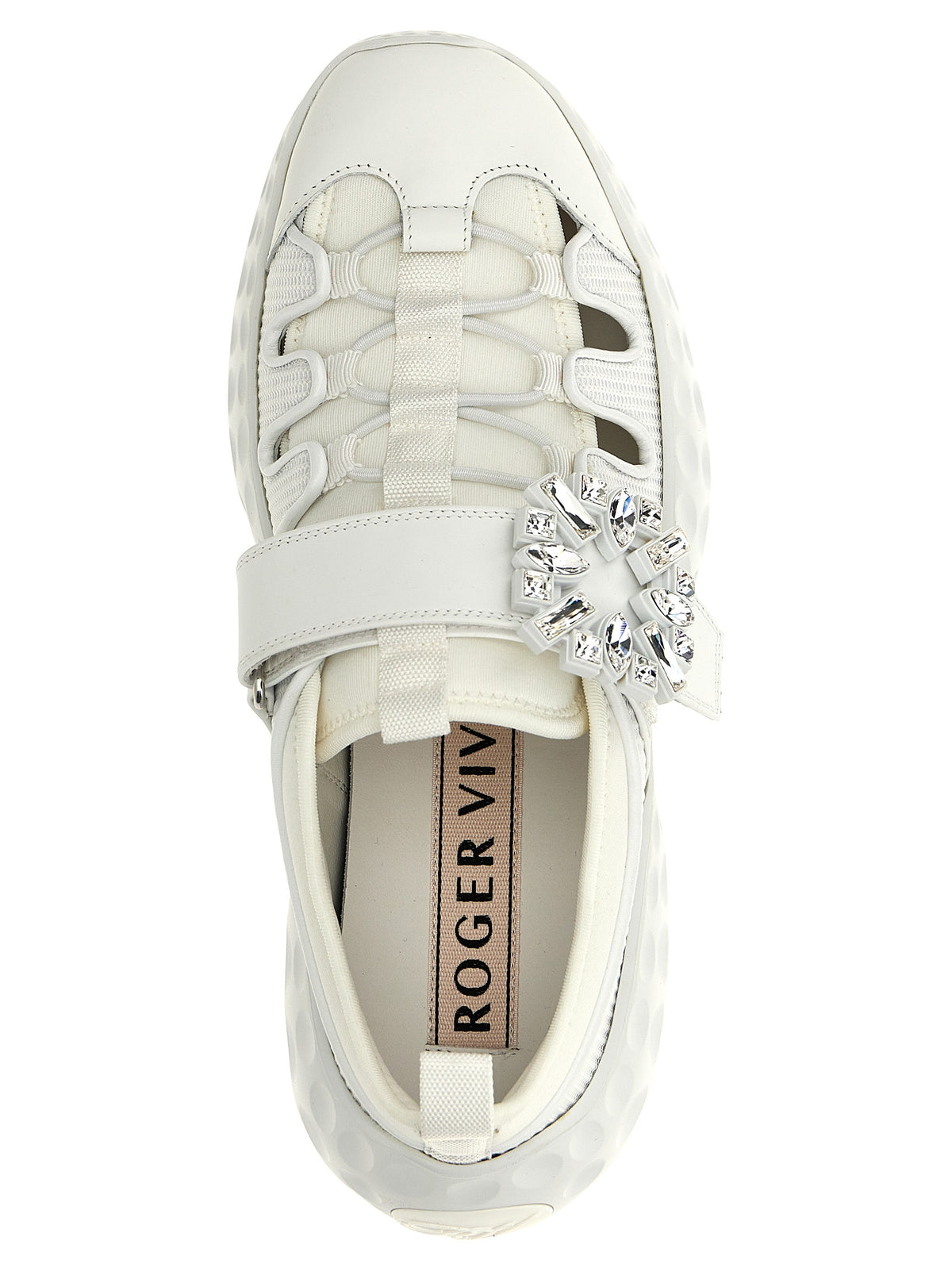 Roger Vivier Viv’ Run Light Trekky Sneakers - White